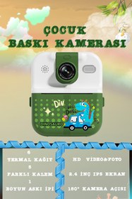 Resim airteknoloji P02 Çocuk Kamerası Dijital HD Video Kayıt ve Fotoğraf Termal Resim Kağıt Baskılı Yazıcı 