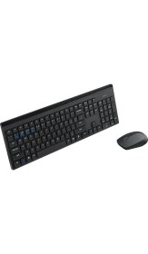 Resim Rapoo 8110M Wireless Kablosuz 1300 Dpı Klavye Mouse Set Türkçe siyah Q 