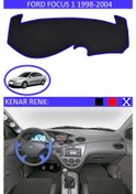 Resim Torpido Koruma Halısı Siyah Kenar Renk Mavi Ford Focus 1 1998-2004 İle Uyumlu 