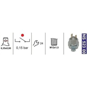 Resim Hava Basınç Müşiri Normalde Açık Bmc.fatıh-pro.-otobüs-fren-merce 