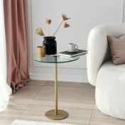 Resim NeoStill Social Cam Sehpa Mat Gold 