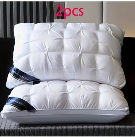 Resim Gaojunshop01 2025 Yeni Kalın 5 Yıldızlı Otel Yastığı 18.9x29.13 İnç Boyun Desteği Yatak Ve Karavan Yatak 