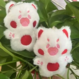 Resim OEMG Yeni 1 Adet Dört Inç Iyi Şanslar Karikatür Peluş Oyuncak Bebek Anahtarlık Sevimli Bebek Anahtar Küçük Kolye Seti (Yurt Dışından) 