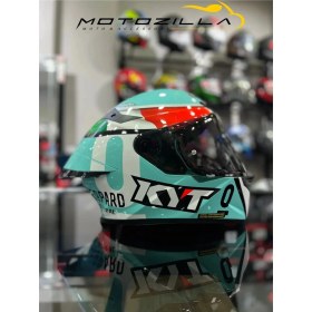 Resim KYT Tt-Revo Leopard Trıcolor Kapalı Kask (Şeffaf Vizörlü Gönderilmektedir) 