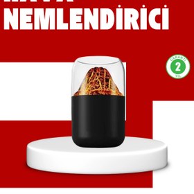Resim shopwave Volkanik Tasarımlı LED Işıklı Ultrasonik Nemlendirici 