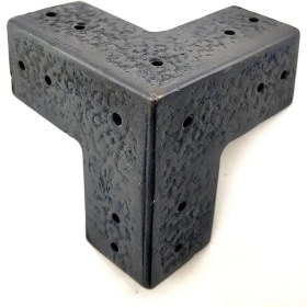 Resim Antika Tarz Dekoratif Pirinç Köşe Gönye - 68X68 Mm, Oksit 