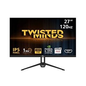 Resim Twisted Minds 27" TM27FHD120IPS FHD 120 HZ 1 MS HDMI DP IPS Çerçevesiz Gaming Monitör 
