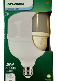 Resim Sylvania 28w 6500k Beyaz Işık E27 Duylu Torch Ampul 