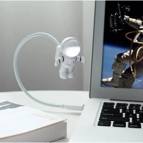 Resim Nettenevime Astronot Lamba LED USB Gece Lambası Klavye Işığı Kitap Okuma Işığı 