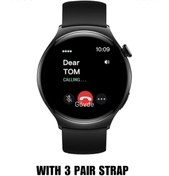 Resim Wintoup Honor/Casper Uyumlu 3 Kordonlu Android IOS Akıllı Saat AMOLED Ekran Smart Watch 