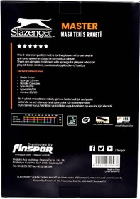 Resim Slazenger Master ITTF Onaylı Masa Tenis Raketi (6 Star) 