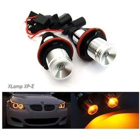 Resim Maoyaya 2'li Canbus Cree Angel Eyes Ampul - Led Amber - Gündüz Farları - E39 E60 E61 E87 E53 E63 E65 Uyumlu/ 