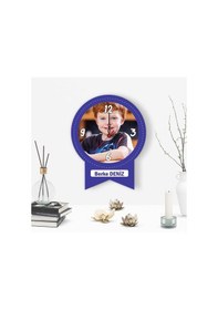 Resim Kişiye Özel Dekoratif Çocuk Duvar Saati - E-67 Çok Renkli 