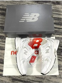 Resim New Balance 530 Beyaz Gri Unisex Spor Ayakkabı 55400 Beyaz 