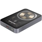 Resim Philips DLP9779TB Siyah 10.000MAH Magsafe Özellikli Usb-C Bağlantılı 20W Powerbank Taşınabilir Hızlı Şarj Cihazı 