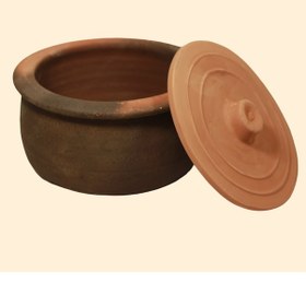 Resim Orta Boy %100 Pişmiş Toprak Kapaklı Güveç Toprak 