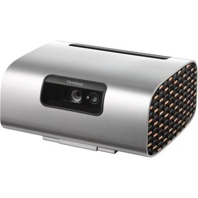 Resim M10 Harman Kardon 2200 RGB Lazer Lümen 1080p Taşınabilir Akıllı Projeksiyon Cihazı 