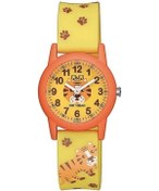 Resim Q&q V22a-016vy Sarı Silikon Kordon Rakamlı Çocuk Kol Saati 