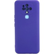 Resim Tecno Camon 16 Kılıf Nano Içi Kadife Silikon - MOR-(5796) 