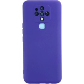 Resim Tecno Camon 16 Kılıf Nano Içi Kadife Silikon - MOR-(5796) 