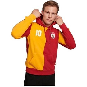 Resim Galatasaray Forma Lisanslı Metin Oktay Sweatshirt Sarı - Kırmızı 