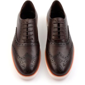 Resim Bambi Kahve Leather Erkek Oxford Ayakkabı E01054182741 