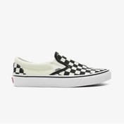 Resim Vans Classic Slip-on Checkerboard Siyah - Bej Unisex Sneaker 