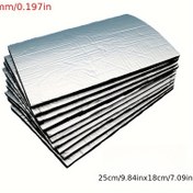 Resim 5 Parça Araba Ses Yalıtımı ve Isı Yalıtımı Mat Seti - 5mm Kalınlığında Araba Ses Yalıtımı Köpüğü, Gürültü Azaltma ve Isı Yalıtımı için Kullanılır, Pil Attribütü Yok 