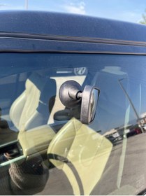 Resim Kaplan Vantuzlu Bombeli Ayna 8.5cm x 5.5cm Bebek Aynası 