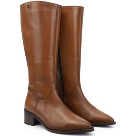 Resim Gönderi R Kadın Taba Sivri Burun Kalın Topuklu Hakiki Deri Çizme Gkzc13452511 Taba 