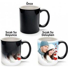 Resim 3 Fotoğraf Baskılı Sihirli Kupa Bardak 