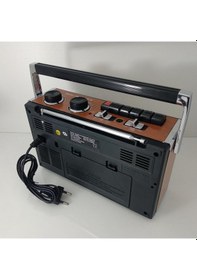 Resim Nostalji Radyo Büyük Boy Fm Radyo Bt+ Usb + Sd Kart + Radyo Kaset 