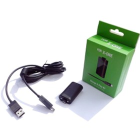 Resim Xbox One S-X Gamepad Batarya Şarj Kablosu Set 1400 Mah. 