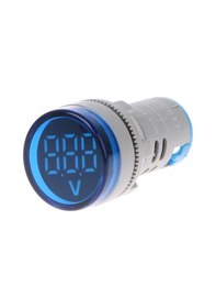 Resim Dijital Mavi Voltmetre Ac 20 - 500v 