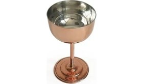 Resim Turna Bakır Vino Kadeh 1 No Düz 240 ml Kırmızı TURNA0491-1 