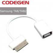 Resim Codegen CDSG-01 Samsung Galaxy Tab USB OTG Beyaz Kablo Codegen