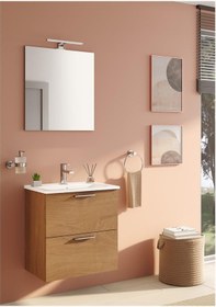 Resim VitrA Mia Banyo Dolabı Seti 60 Cm Çekmeceli Altın Meşe 67092 Diğer 