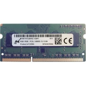 Resim Mt8Ktf51264Hz-1G9P1 4Gb 1866Mhz Pc3L-14900S (Ddr3-1866) Ddr3 Sodımm Notebook Ram Bellek 