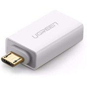 Resim US195 USB Micro USB OTG Beyaz Dönüştürücü Adaptör Ugreen