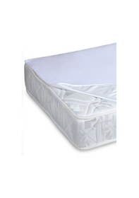 Resim Mycey 70x120 Cm Bebek Alezi Köşe Lastikli Sıvı Geçirmez Micro Kumaş Beyaz 