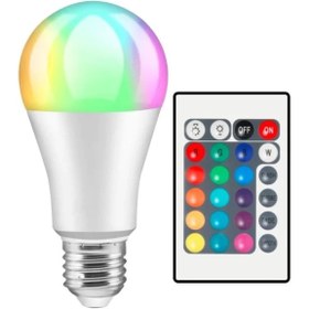 Resim Cata 9W RGB AMPUL (UZAKTAN KUMANDALI)(GÜNIŞIĞI) 