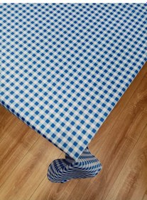 Resim Hayat Manifatura Mavi Kareli Dertsiz Mutfak Masa Örtüsü 
