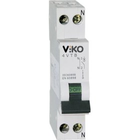 Resim Viko 4VTB-1C10 1X10A C 4,5ka Sigorta 