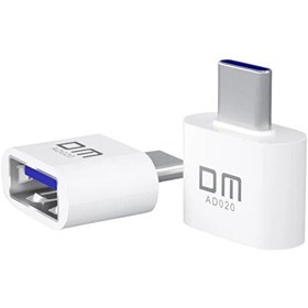 Resim DM AD020 Type-C to USB 2.0 Mini OTG Çevirici Dönüştürücü Adaptör DM