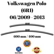 Resim Volkswagen Vw Polo 6r1 2009 2010 2011 2012 2013 Uyumlu Ön Cam Silecek Süpürgesi Takımı 600/400mm Silbak 