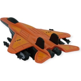 Resim Aesco Çek Bırak Metal Mini Savaş Uçağı 10 cm - Kırmızı (Lisinya) 