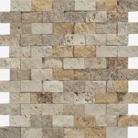 Resim Delta Doğal Taş Miks Traverten Patlatma 2,3x4,8cm 