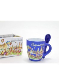 Resim Tekli Yöresel Kahve Fincanı Model 1 Çok Renkli 