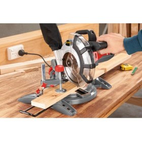 Resim STAXX POWER Hybrid Motor 210mm Açılı Kesme Ahşap Sunta Kesme Gönye Kesme Makinesi 1800 Watt + Eldiven Gözlük 