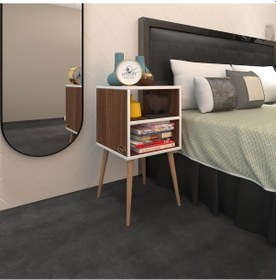 Resim Kenzlife Komodin Erkeli Cvz 74 39 39 Ahşap Ayaklı Komidin Kitaplık Cordoba 